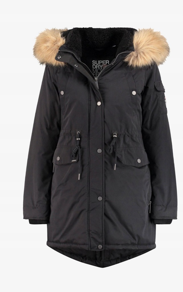 Superdry NADARE-Płaszcz zimowy W5000012A 38 BLACK