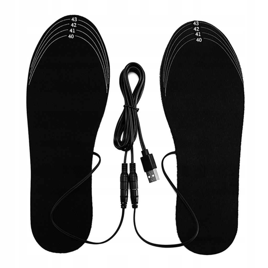 1 para podgrzewanych wkładek do butów USB Do Na