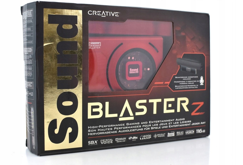 Купить Creative Z Soundblaster (PCI-E) BOX GW 6 месяцев МАГАЗИН: отзывы, фото, характеристики в интерне-магазине Aredi.ru