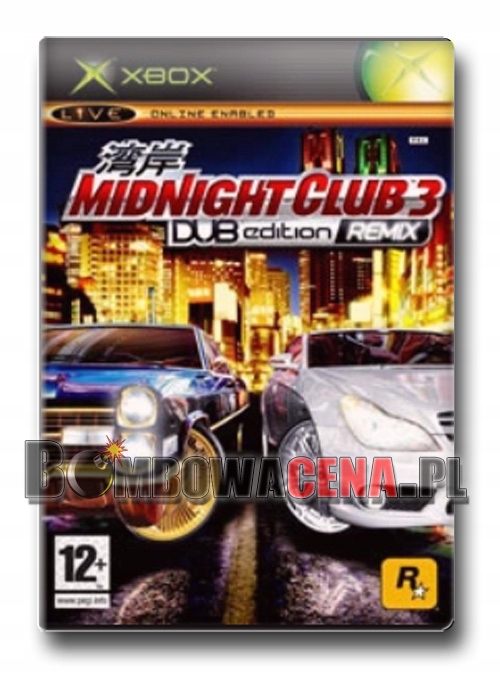 Midnight Club 3: DUB Edition Remix [Xbox] wyścigi - 12230747816 - oficjalne  archiwum Allegro
