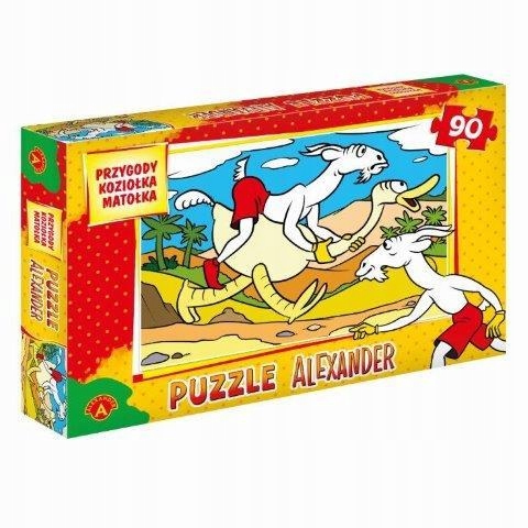 Puzzle 90 elementów Przygody Koziołka Matołka