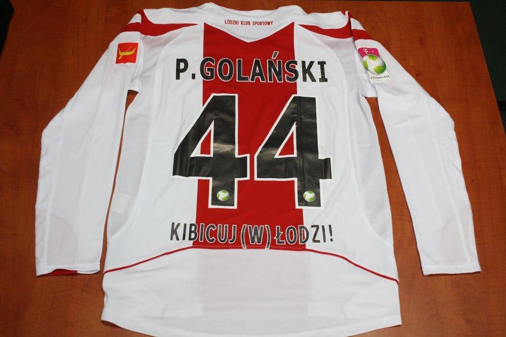 koszulka meczowa ŁKS sezonu 2011/2012