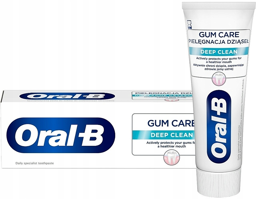ORALB PASTA DO ZEBÓW 65ML GUM CARE DEEP CLEAN 12684563471 oficjalne archiwum Allegro