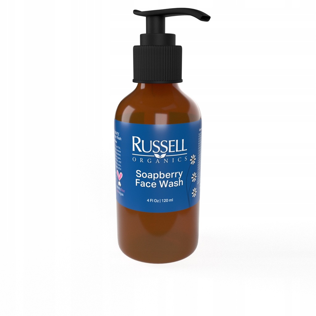 Russell Organics Mydłowiec do mycia twarzy 120ml