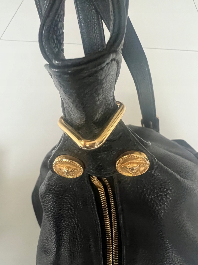 Plecak damski Gianni Versace Vintage Medusa 100% orginal - lata 90