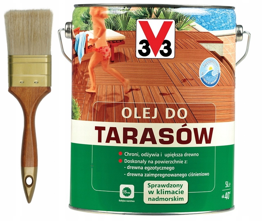 V33 OLEJ DO TARASÓW V33 - 5 L - kolory - 10467995552 - oficjalne ...
