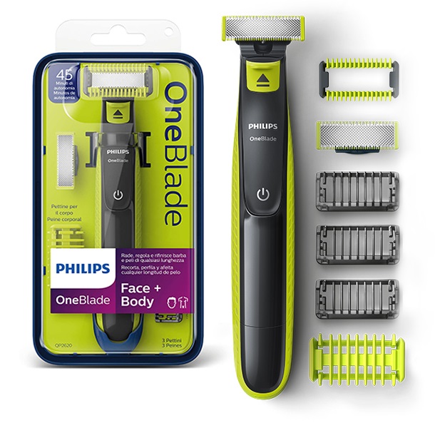 Купить Бритва Philips OneBlade Face + Body QP2620/20: отзывы, фото, характеристики в интерне-магазине Aredi.ru