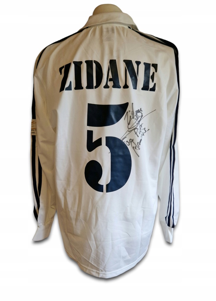 Zidane, Real Madryt - koszulka z autografem (zag)