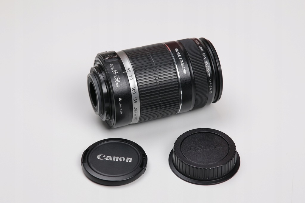 Obiektyw Canon EF-S 55-250mm f/4-5.6 IS – ŻYLETA!! OSTRY jak brzytwa, ZOOM