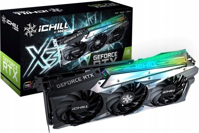 Karta graficzna Inno3D GeForce RTX 3070 iChill X3 8 GB