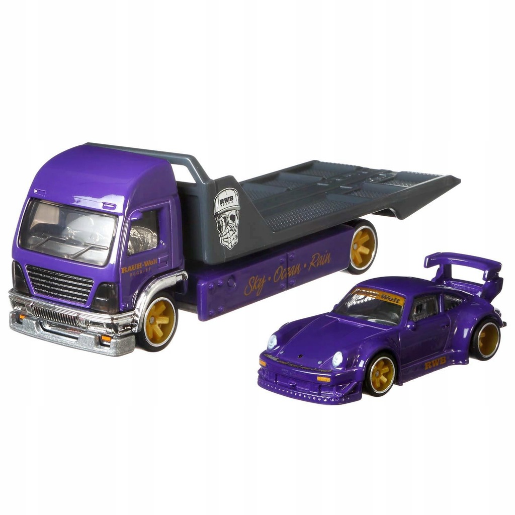 ミニカー HOTWEELS TEAM TRANSPORT RWB PORSCHE 930 Premium Car Team Transport - Car Culture (#17 - RWB Porsche