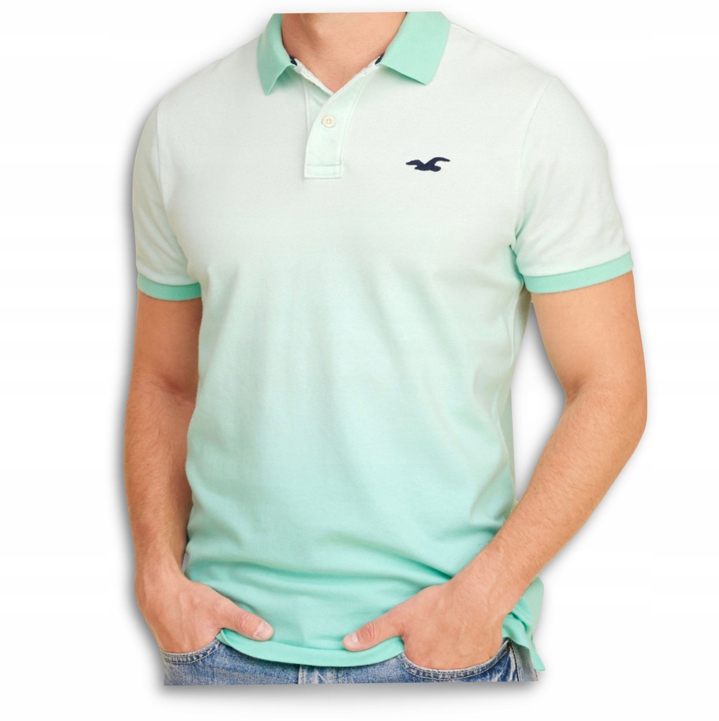 HOLLISTER polo męskie Stretch Ombre Polo roz. S