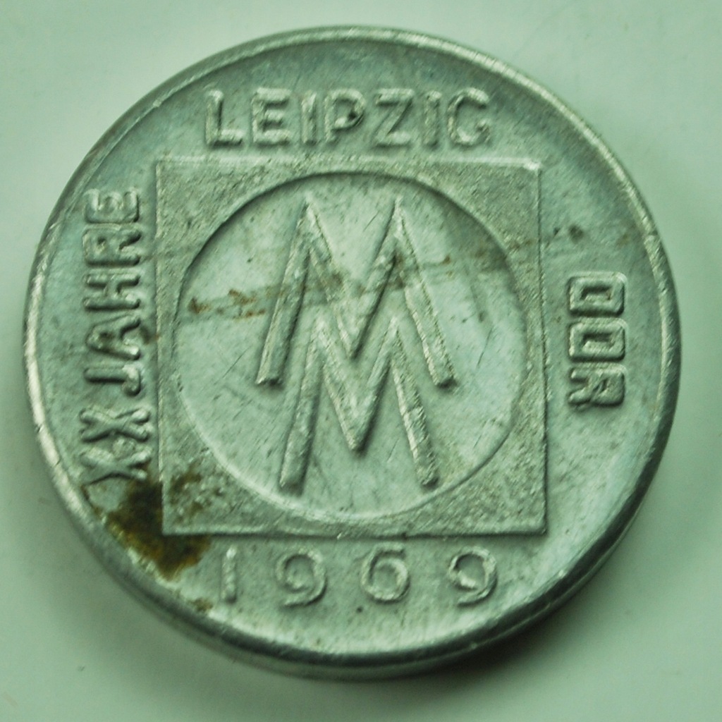 Medal Targi Lipsk 1969 r. / XX lat NRD DDR