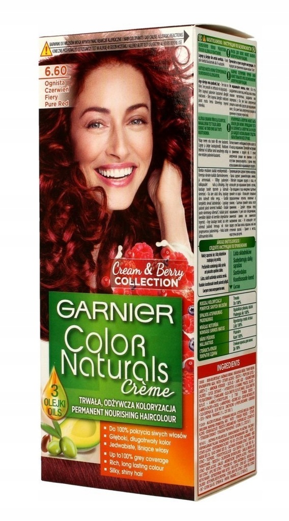 Garnier Color Naturals Krem koloryzujący nr 6.60 O