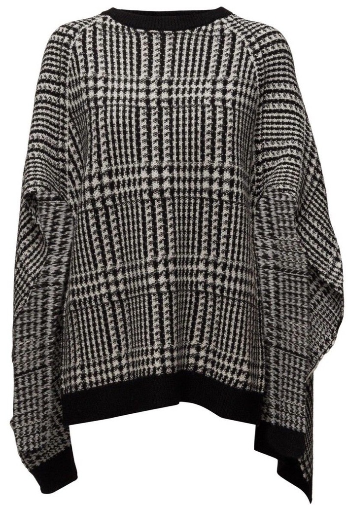 RALPH LAUREN sweter-poncho w kratkę XS-S/300 USD