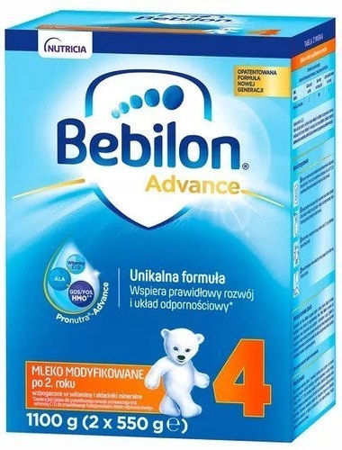 Bebilon 4 Pronutra Advance mleko po 2 roku, 1100g