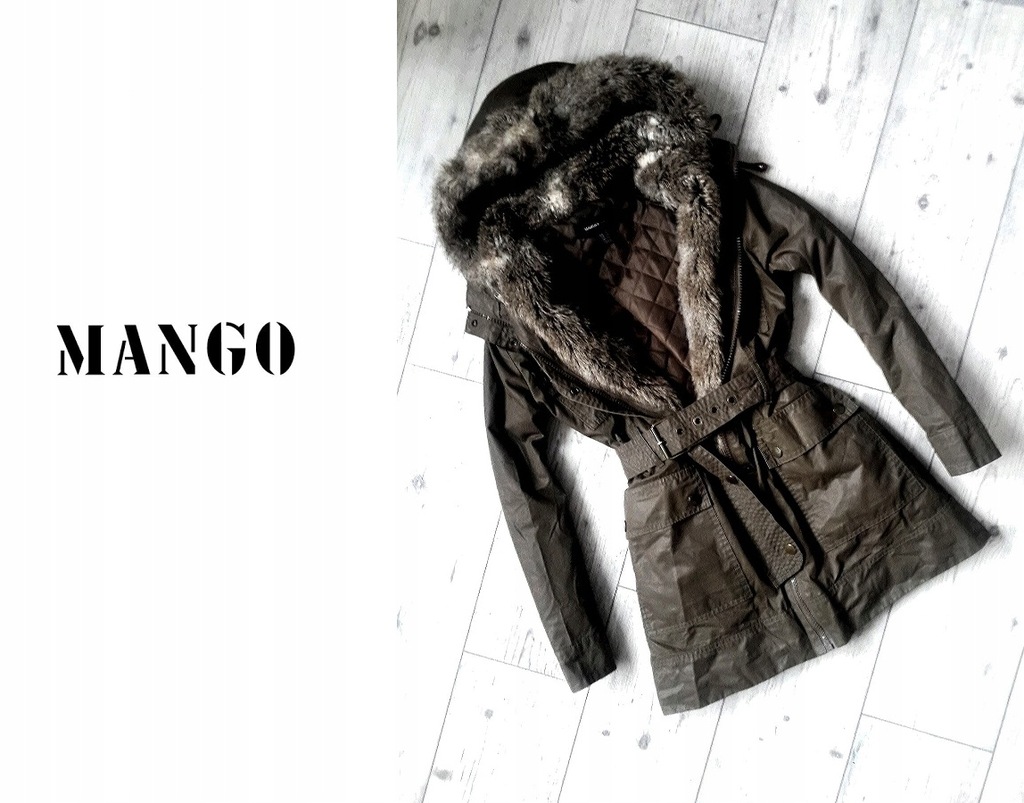 MANGO parka ocieplana_ MiŚ 34 XS