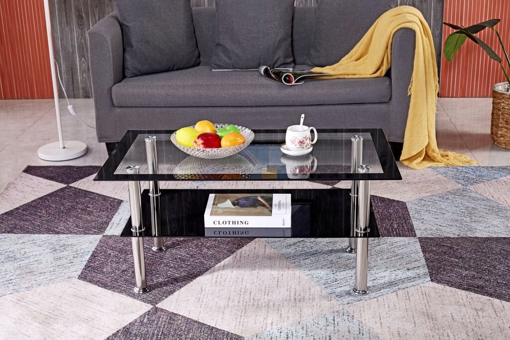 Купить Стеклянный лавовый стол, журнальный столик из закаленного стекла ...