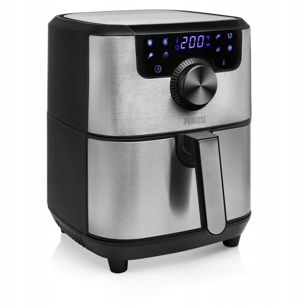 Princess Digital Airfryer Deluxe 182033 Moc 1500 W Pojemność 4,5 l Czarny/S