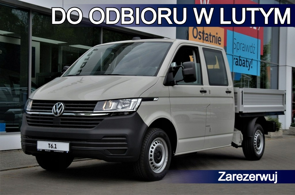 Volkswagen VW T6.1 Skrzynia DOKA 150KM ODBIÓR LUTY