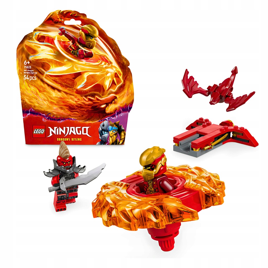 LEGO NINJAGO 71823 SMOCZY SPINNER SPINJITZU NINJA KAIA PREZENT DLA DZIECKA