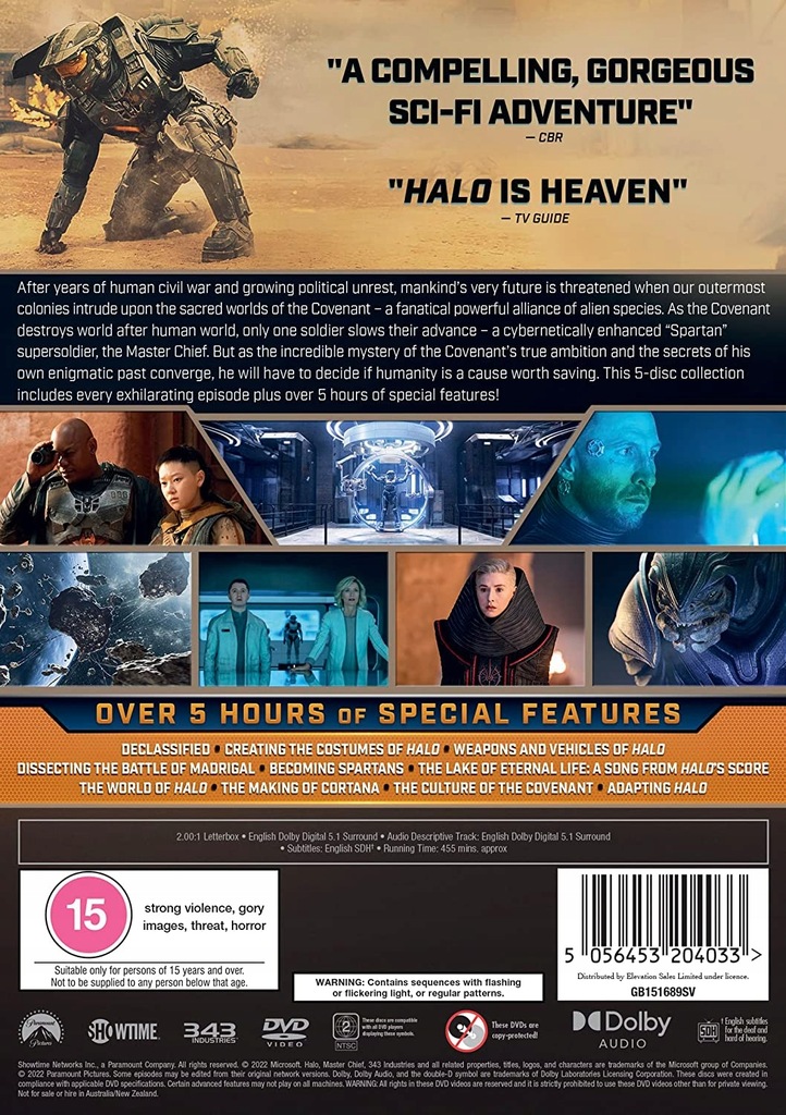 Купить Halo (5 DVD) 1 сезон /2022/: отзывы, фото и характеристики на ...