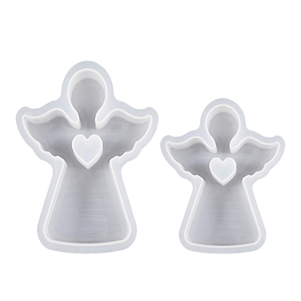 Angel Silicone Mould Pendant Clay Crafting Handmade Candle Making Mould for