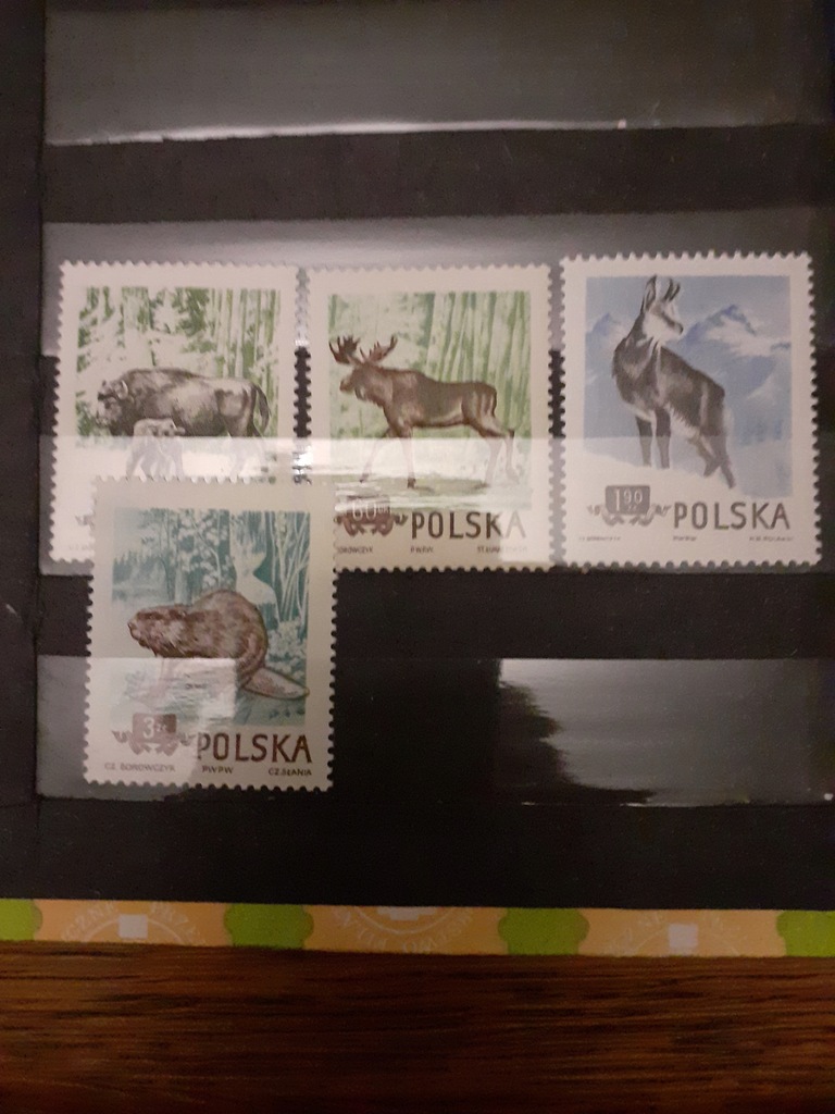 Filatelistyka - 1954 - Zwierzęta chronione.