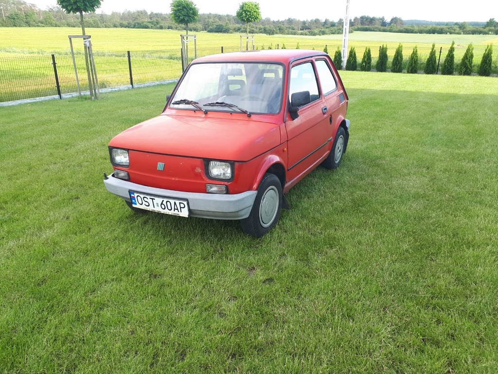 Fiat 126p Maluch, 70 tyś przebieg, sprawny 100