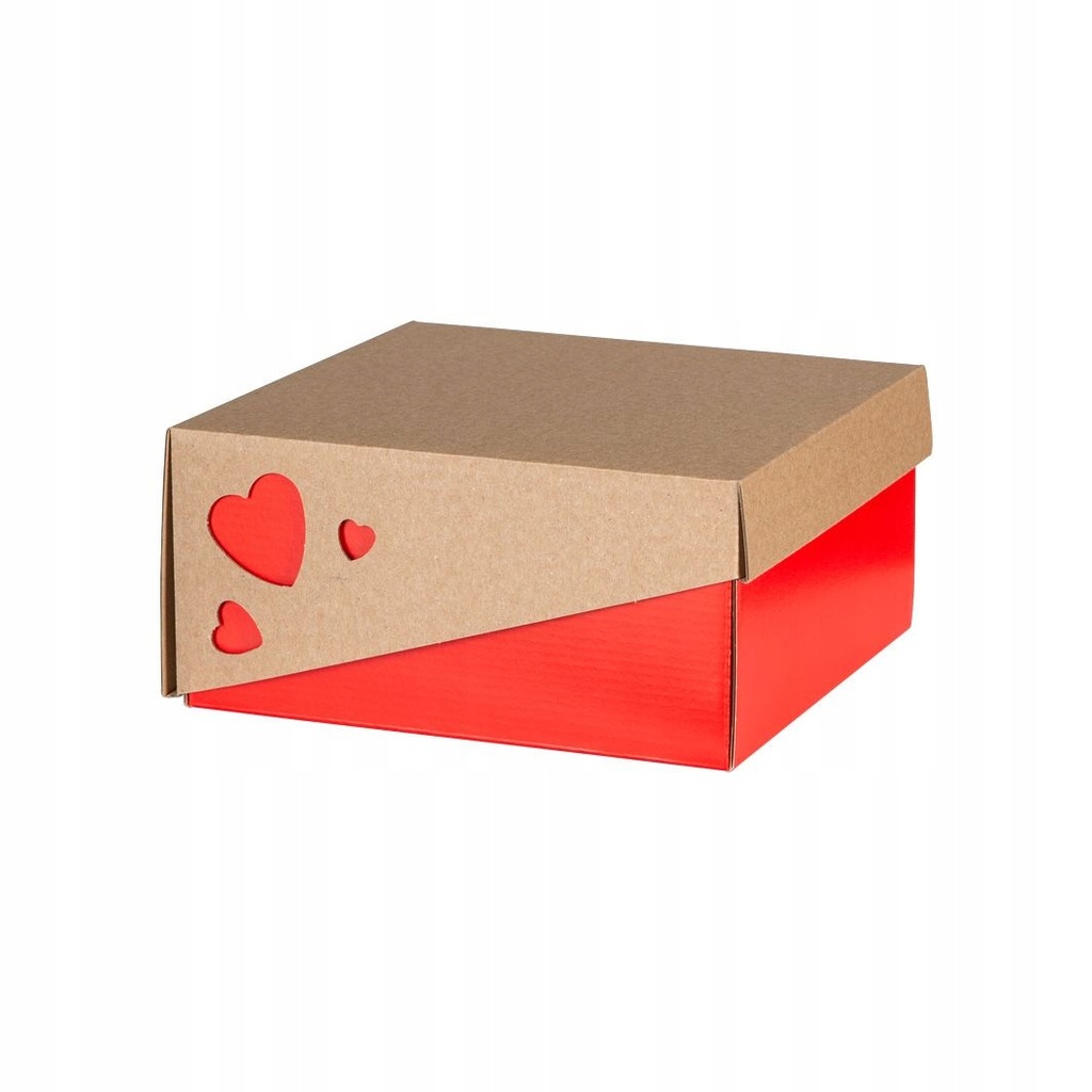 Usługa pakowania na prezent serce miłość pudełko