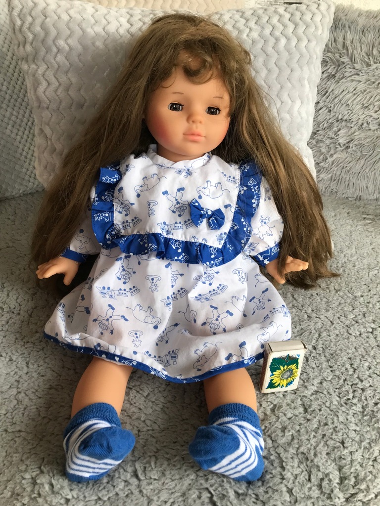 Stara Lalka z włosami 51cm - Max Zapf -1985 rok