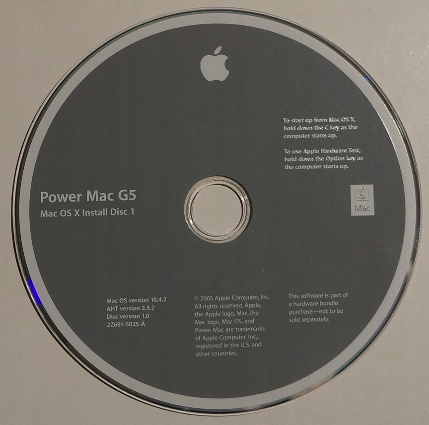 POWER MAC G5 - OS X 10.4.2