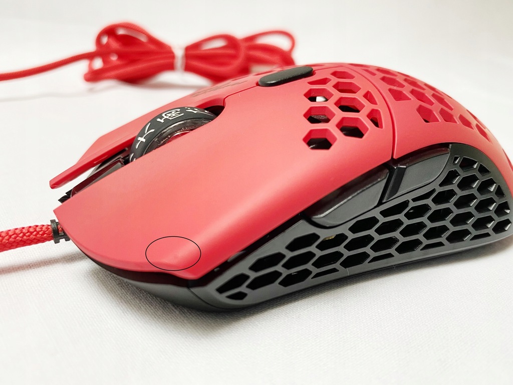 ゲーミングマウスFinalmouse NINJA AIR58 RED（ジャンク） 値下げ