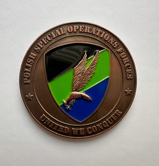 Coin medal PSOF złoty