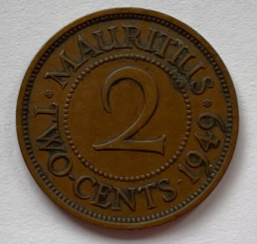 Mauritius - 2 centy 1949