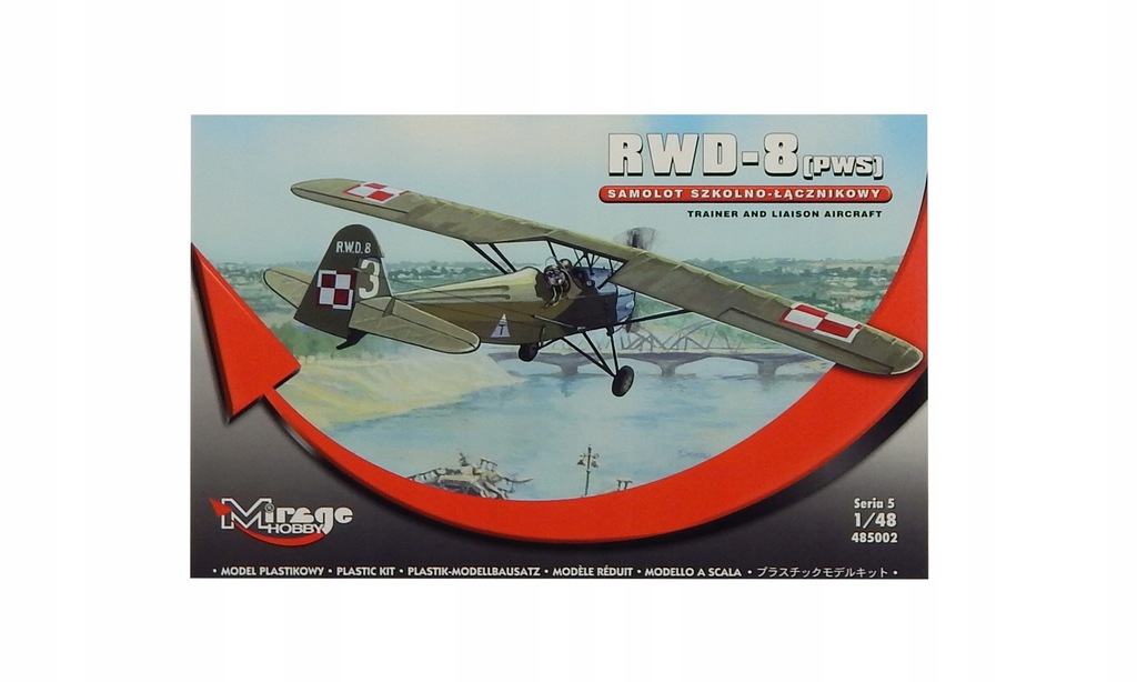 B214 Model samolotu do sklejania R.W.D.-8 (PWS)