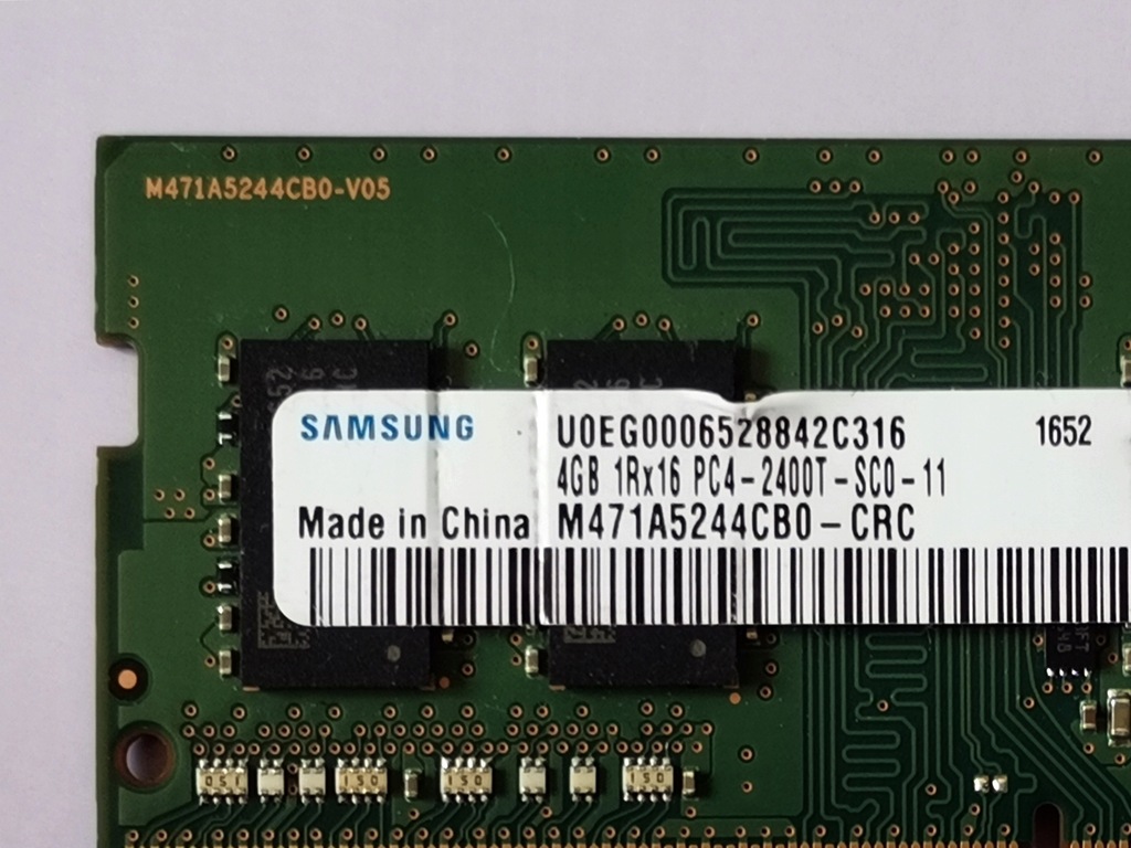 DDR4 4GB Samsung 2400T