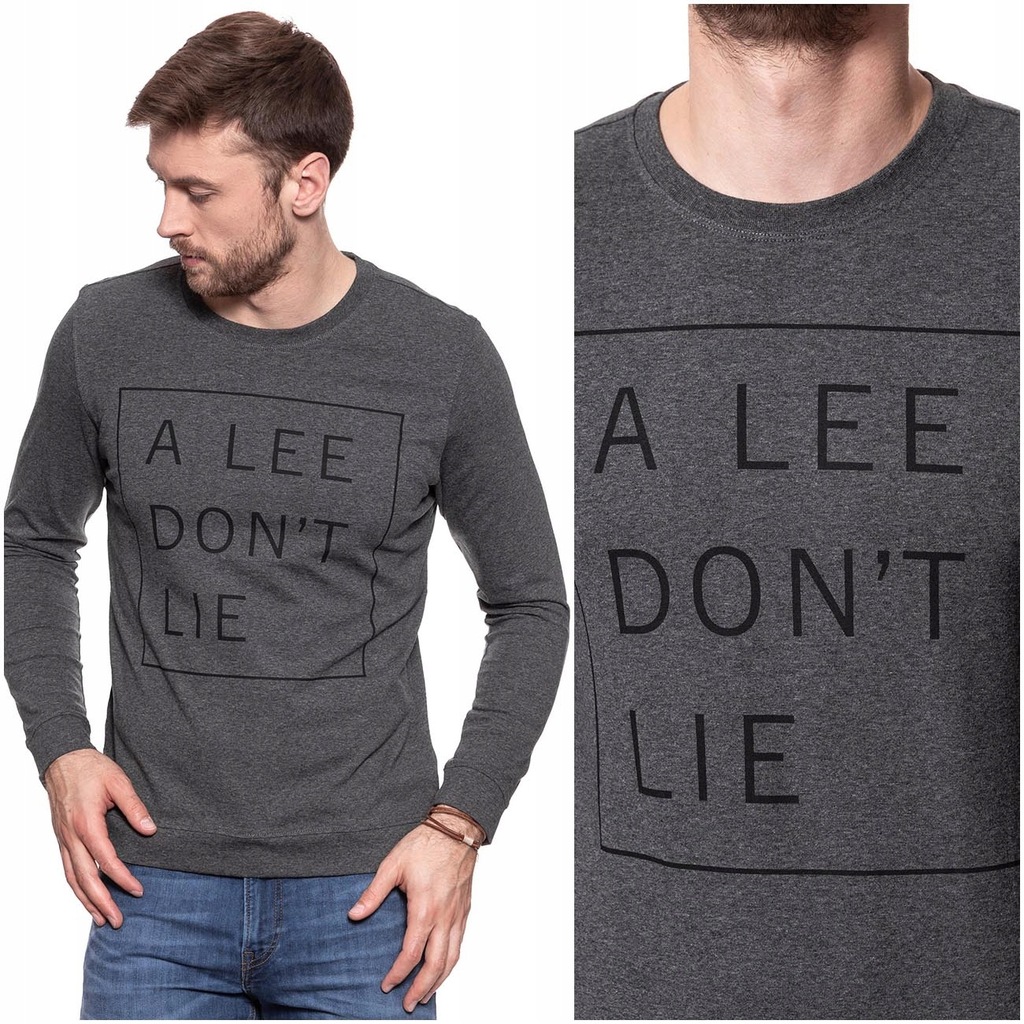 LEE DON´T LIE TEE LS MĘSKI LONGSLEEVE REGULAR L