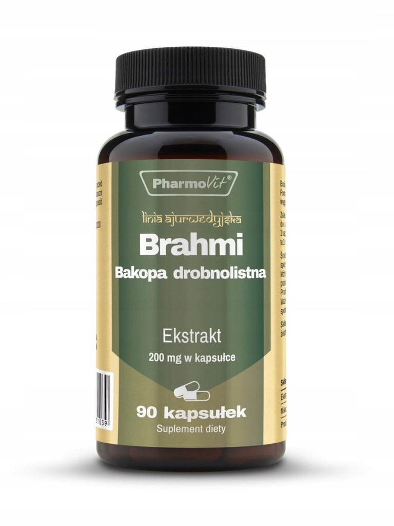 Brahmi Bacopa monnieri 90kaps. PharmoVit