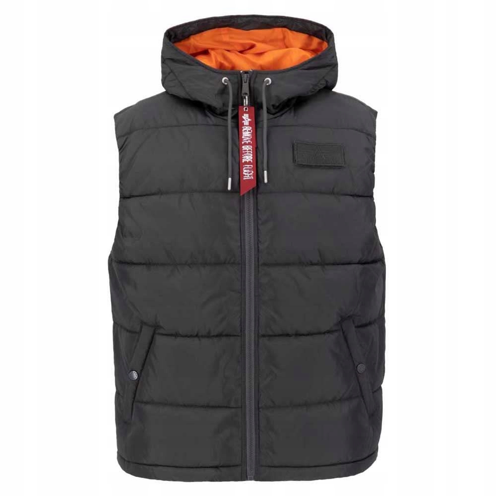 Alpha Industries Unisex Hooded Puffer Vest Fd