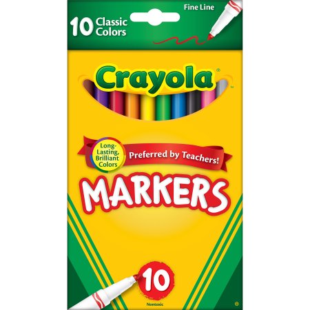 CRAYOLA FLAMASTRY PISAKI DLA DZIECI WYSOKA JAKOŚĆ