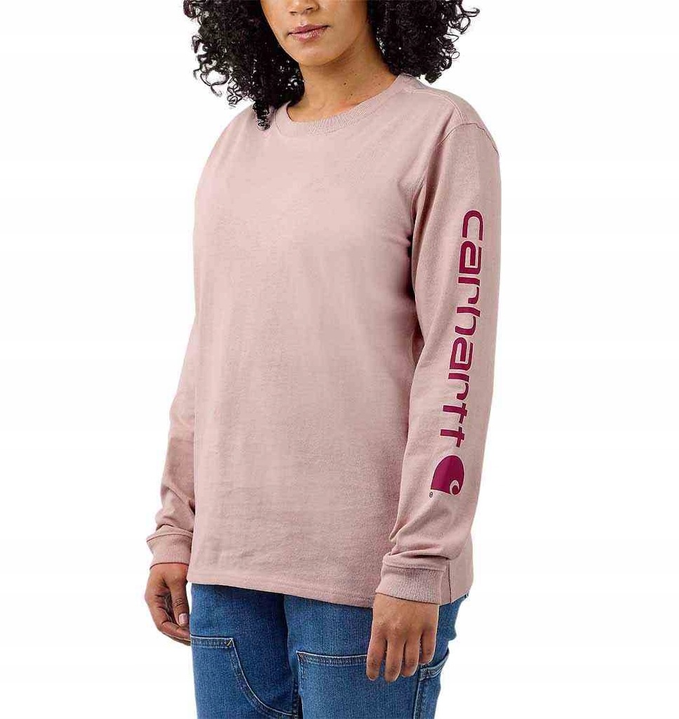 Koszulka Carhartt Workwear Sleeve Logo LS Rose