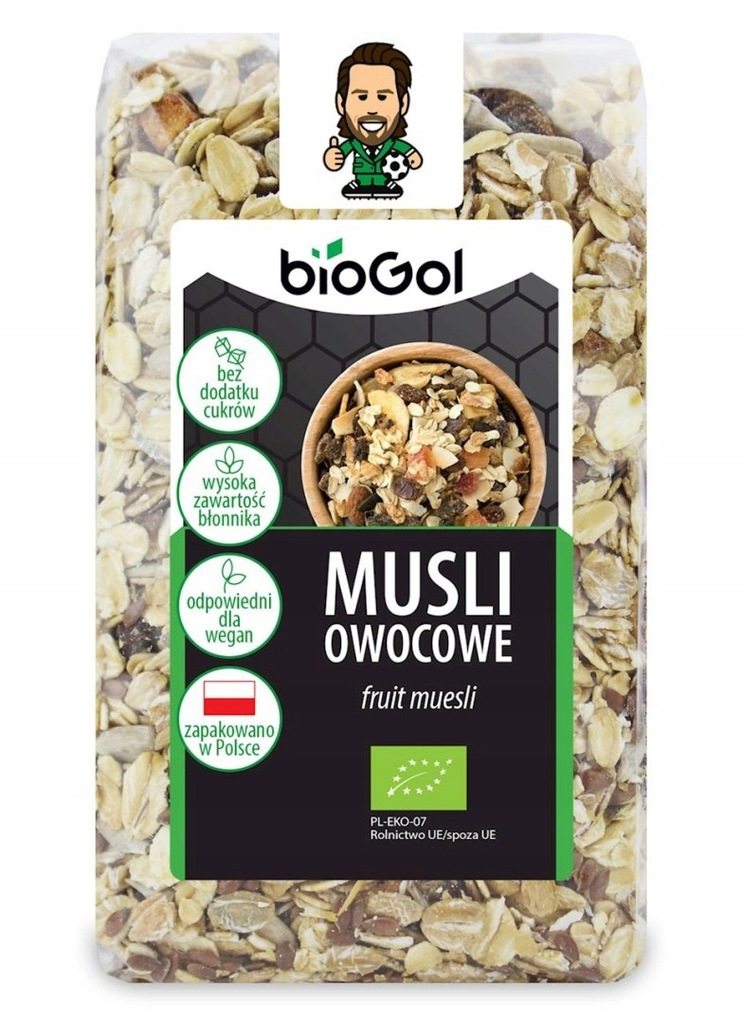 MUSLI OWOCOWE BIO 300 g - BIOGOL