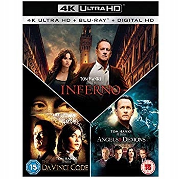 Inferno + Da Vinci + Anioly 4K Ultra HD Blu-Ray