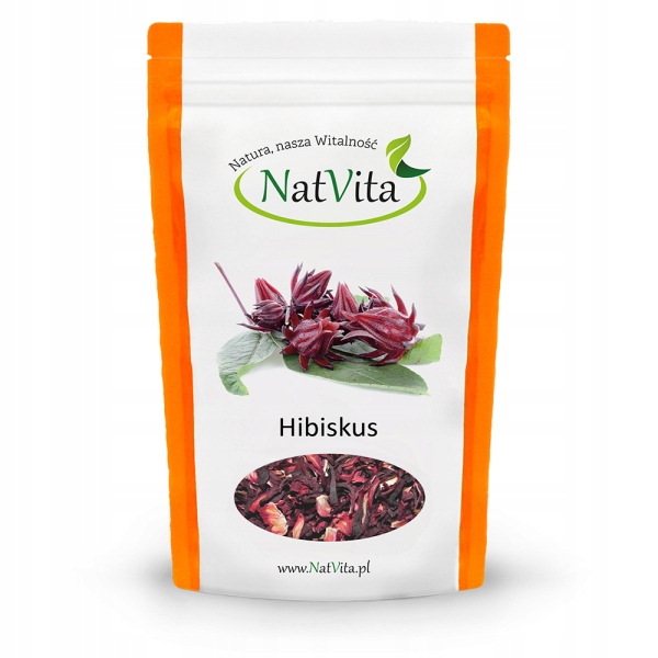 Kwiat hibiskusa suszony 250g NatVita