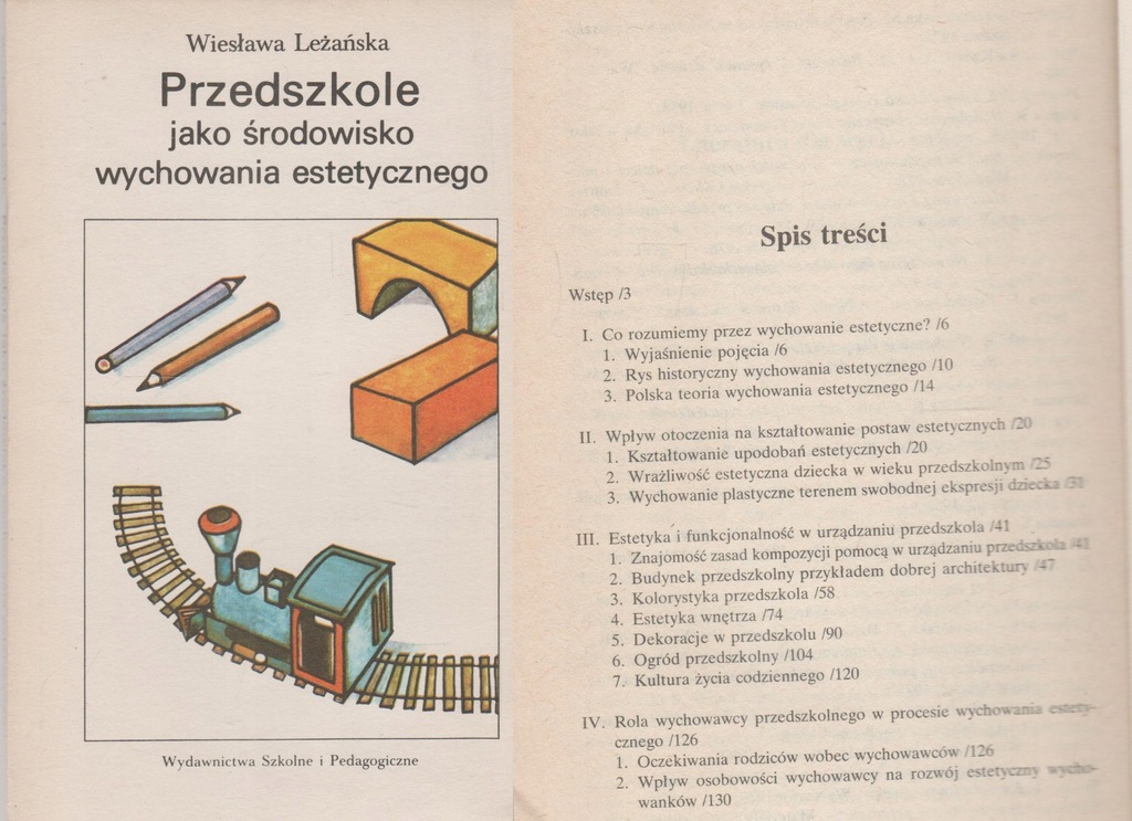 PRZEDSZKOLE ŚRODOWISKIEM WYCHOWANIA ESTETYCZNEGO