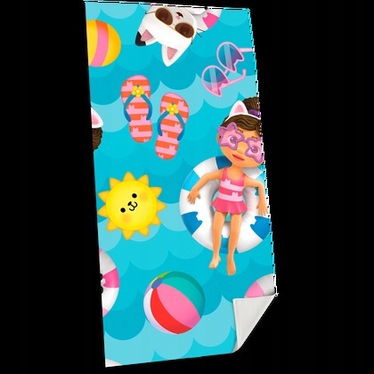 Ręcznik plażowy Gabby's Dollhouse 70x140 cm GD0000