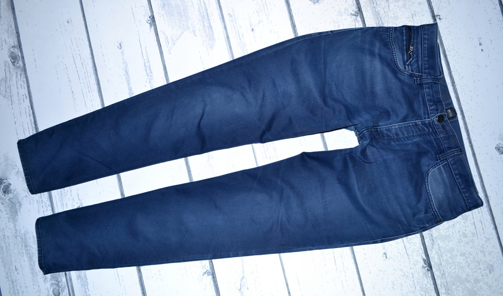 HUGO BOSS PANTS REGULAR FIT BLUE JEANS MEN W36 L32