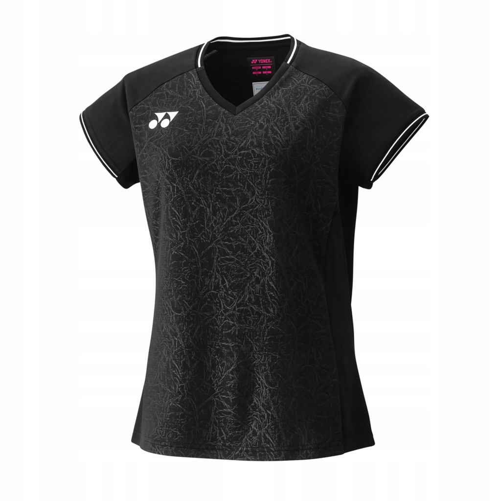 Koszulka tenisowa damska YONEX Crew Neck czarna L