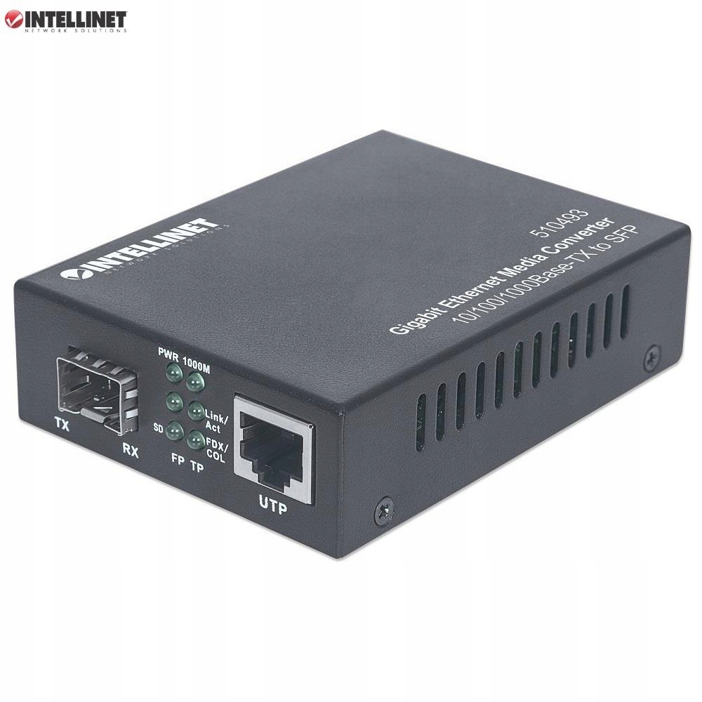 Media konwerter Intellinet 10/100/1000Base-TX RJ45